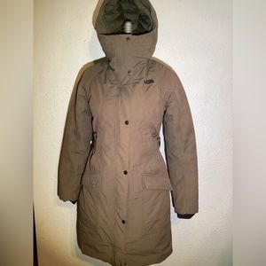The north face womens  artic Parker down jacket size small